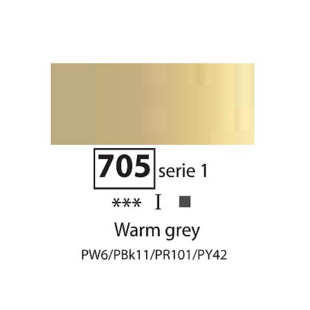Sennelier Extra Fine Oil, 40ml - 705 Warm Gray