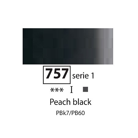 Sennelier Extra Fine Oil, 40ml - 757 Peach Black