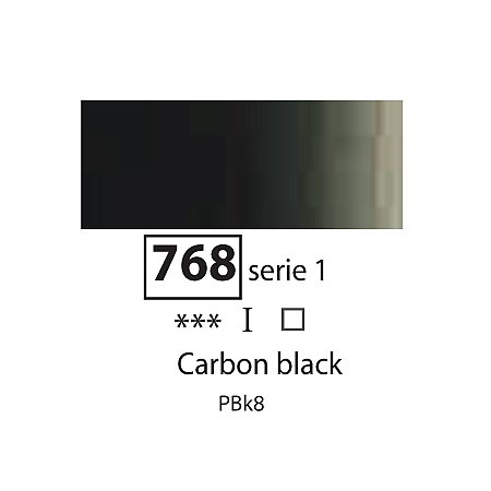 Sennelier Extra Fine Oil, 40ml - 768 Carbon Black