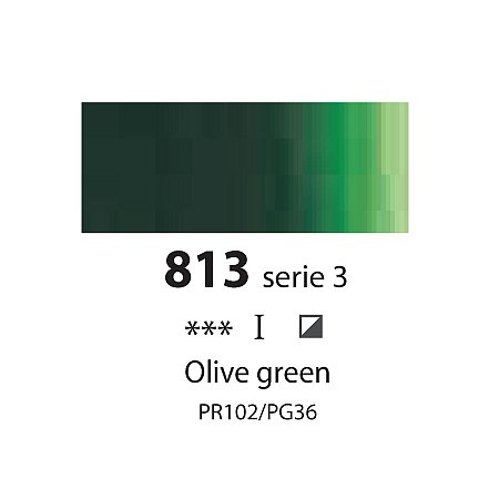 Sennelier Extra-Fine Oil 40ml - 813 Olive Green.