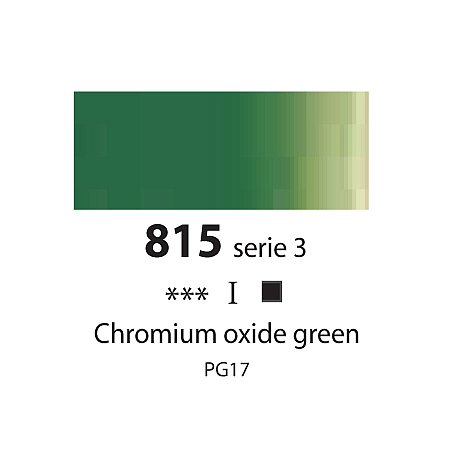 Sennelier Extra Fine Oil, 40ml - 815 Chromium Oxide Green