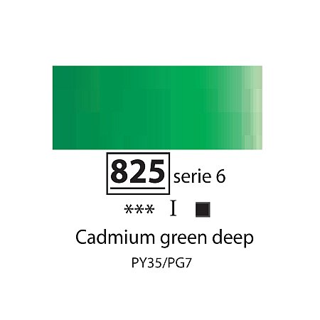 Sennelier Extra Fine Oil, 40ml - 825 Cadmium Green Deep