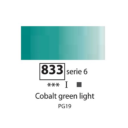 Sennelier Extra Fine Oil, 40ml - 833 Cobalt Green Light.