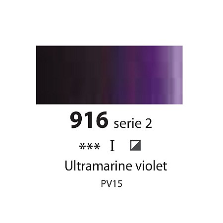 Sennelier Extra-Fine Oil 40ml - 916 Ultramarine Violet.