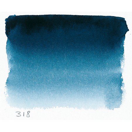 Sennelier l’Aquarelle 1/2 pan - 318 Prussian Blue