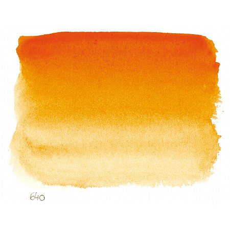 Sennelier l’Aquarelle 1/2 pan - 640 Red Orange