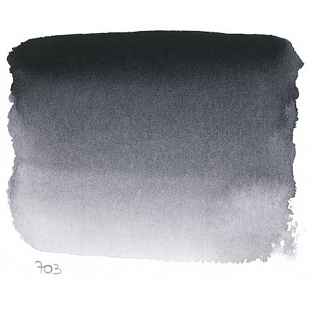 Sennelier l’Aquarelle 1/2 pan - 703 Paynes Grey