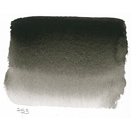 Sennelier l’Aquarelle 1/2 pan - 753 Lamp black