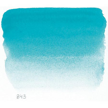 Sennelier l’Aquarelle 1/2 pan - 843 Turquoise Green