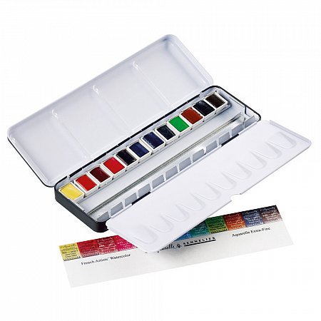 Sennelier l'Aquarelle Set 12 half pans