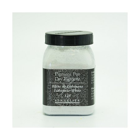 Sennelier Pigment - 128 Lithopone white 180g - B