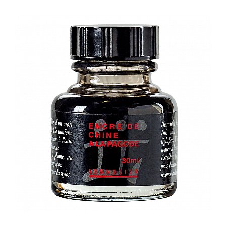 Sennelier Black Indian Ink à la Pagode - 30 ml