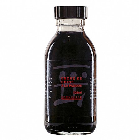 Sennelier Black Indian Ink à la Pagode - 125 ml