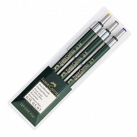 Faber-Castell Mechanical pencil TK-Fine 9760 set 0.35/0.5/0.7mm