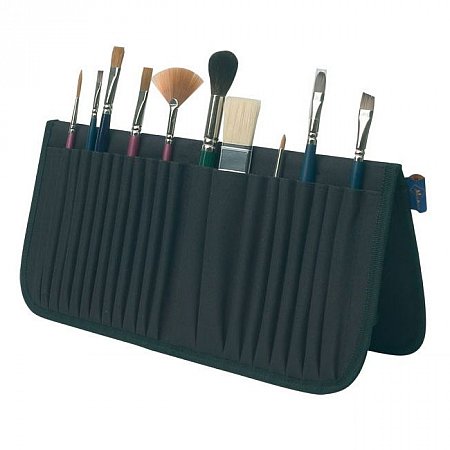 Mapac, penselmapp ställbar, Brush Easel Case - 21 fickor