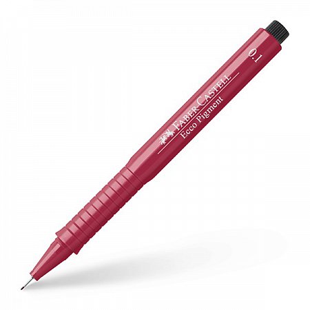 Faber-Castell Ecco Pigment liner Red - 0,1 mm