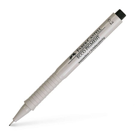 Faber-Castell Ecco Pigment liner Black - 0,2 mm