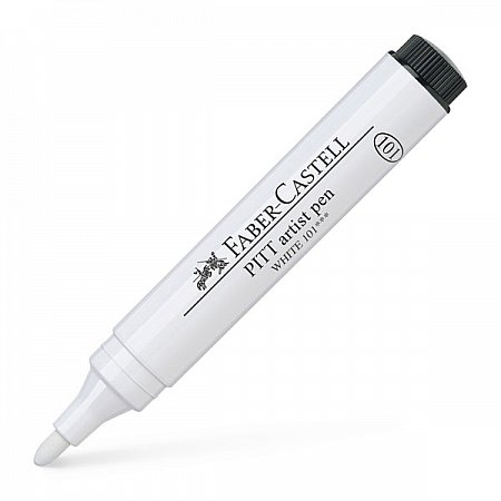 Faber-Castell PITT Artist pen Bullet nib 2,5mm White