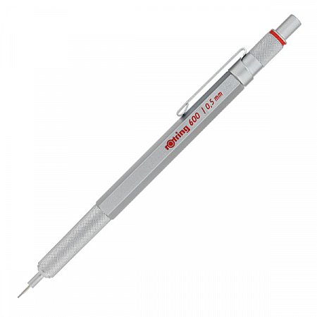 Rotring 600 Silver Mechanical Pencil - 0.5mm