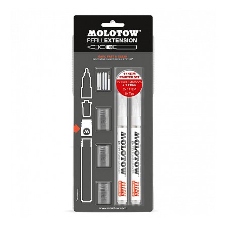 Molotow Marker Refill Extension 111EM Kit