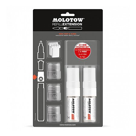 Molotow Marker Refill Extension 411EM Kit