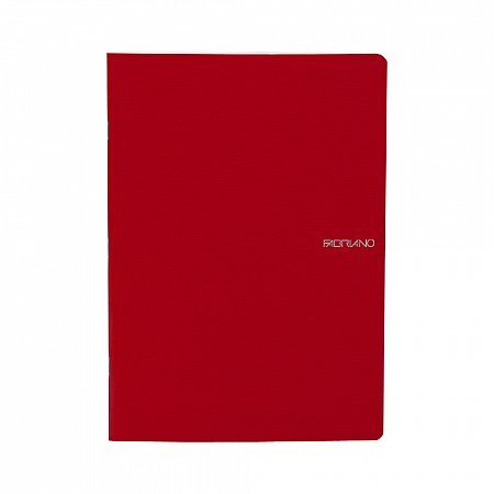 Fabriano EcoQua staple bound notebook lined A4 - Rasberry
