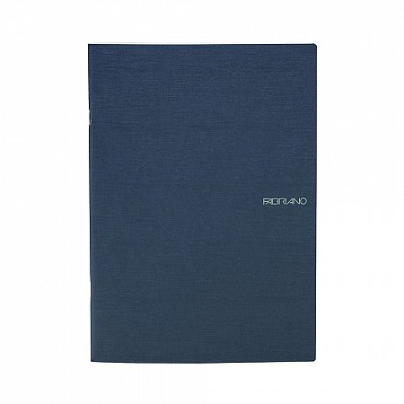 Fabriano EcoQua staple bound notebook lined A4 - Blue