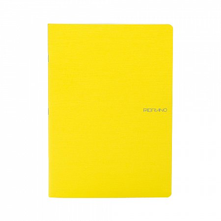 Fabriano EcoQua staple bound notebook lined A4 - Lemon