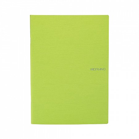Fabriano EcoQua staple bound notebook lined A4 - Lime