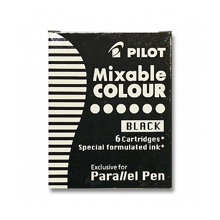 Pilot Parallel Pen cartridges 6-pack - black