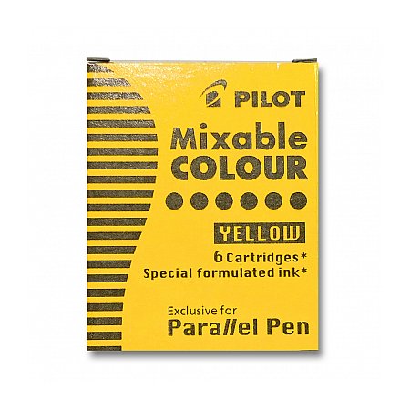 Pilot Parallel Pen cartridges 6-pack - yellow