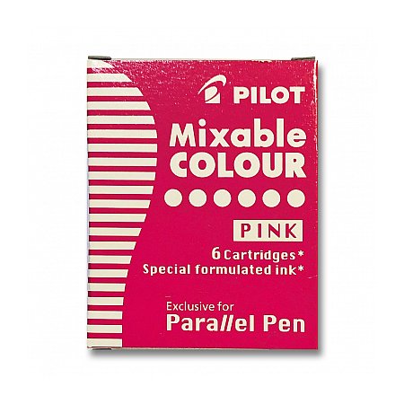 Pilot Parallel Pen cartridges 6-pack - pink