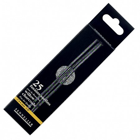 Sennelier Charcoal (25 pcs) - 3-4mm