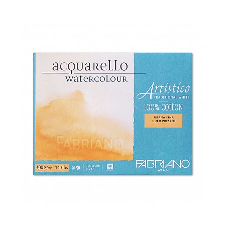 Fabriano Artistico EQ block 300g fina 20 ark - 23x30,5cm