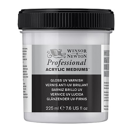 Winsor & Newton Artist Acrylic UV Varnish 225ml - Gloss