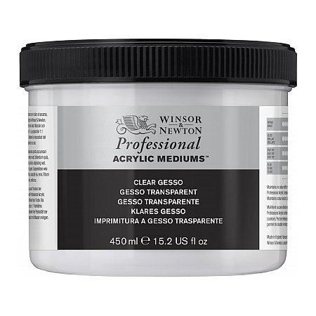 Winsor & Newton Artist Acrylic Gesso Clear - 450ml