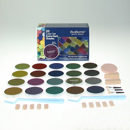 PanPastel 20 Color Set - Extra Dark Shades