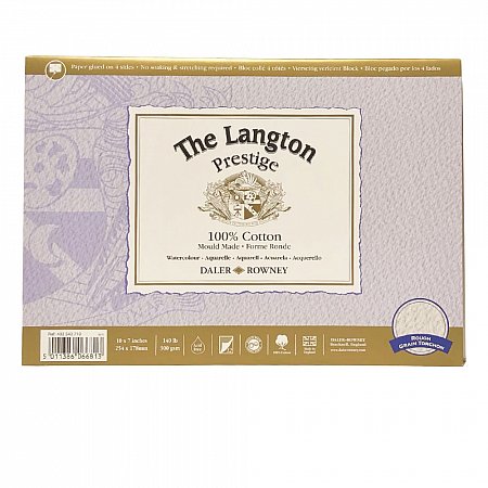 Langton Prestige, 300g, Rough, 12 ark - 305x229mm