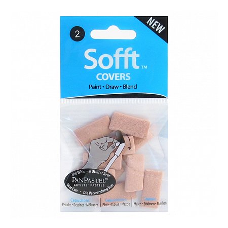 PanPastel Sofft Covers-No.2 without shaft (10pcs) - Flat