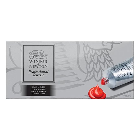 Winsor & Newton Professional Acrylic - Starter set 12 x 20ml