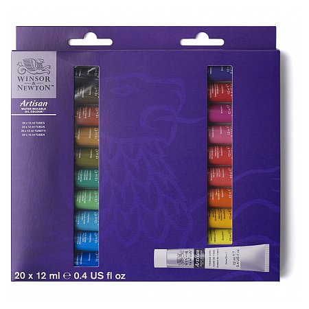 Winsor & Newton Artisan Water Mixable Oil Colour Set 20 x 12ml