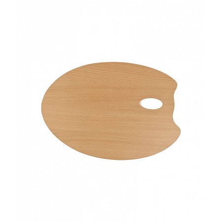 Mabef M/O 3040 wooden palette, oval - 30x40cm