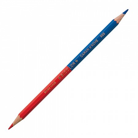 Caran dAche Pencil Bicolor - Blue/Red