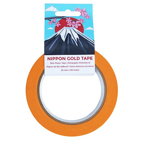 Tejp Nippon - Gold Rice Paper Tape 25mm x 50m