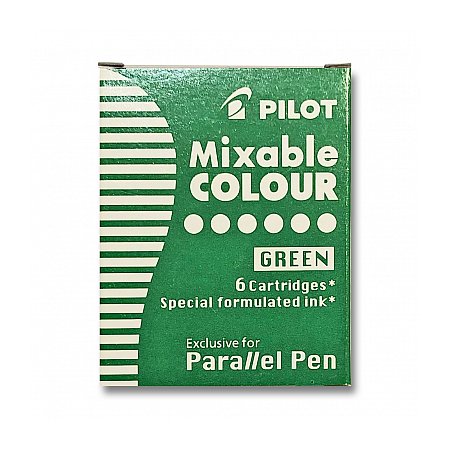 Pilot Parallel Pen cartridges 6-pack - green