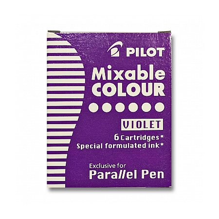 Pilot Parallel Pen cartridges 6-pack - violet