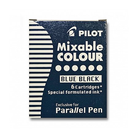 Pilot Parallel Pen cartridges 6-pack - blue black