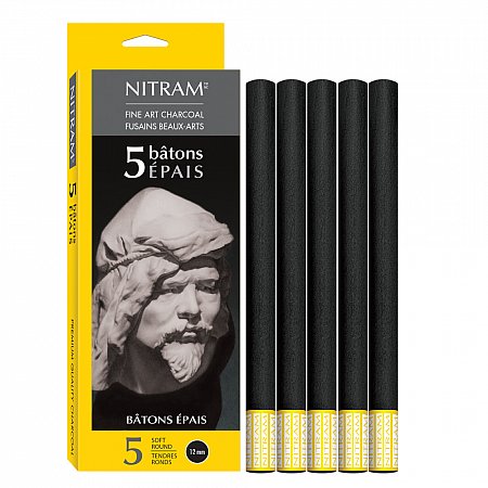 Nitram Batons Epais, 5st/ask - 12mm