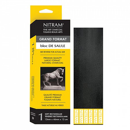 Nitram Bloc de saule - 152 x 46 x 15mm Extra soft