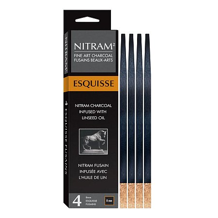 Nitram Esquisse - Charcoal Infused with Linseed oil